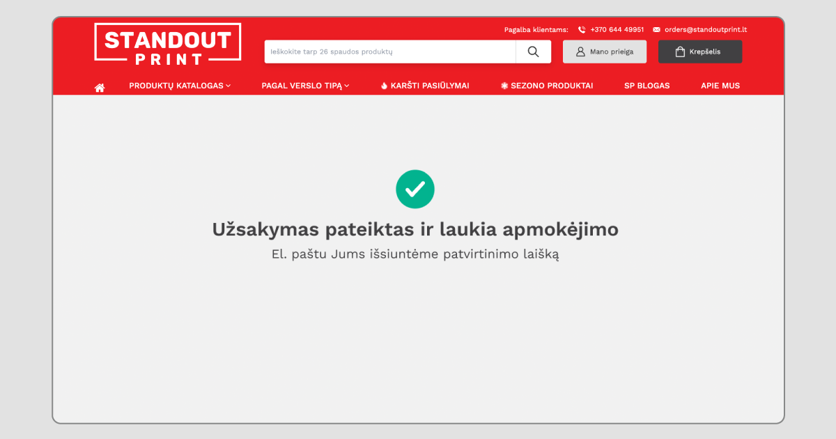 uzsakymas-pateiktas-StandoutPrint