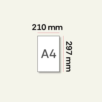 A4, 210x297 mm