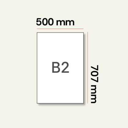 B2, 707x500 mm