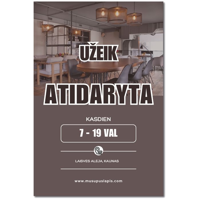 Spauda ant popieriaus - nestandartiniai matmenys