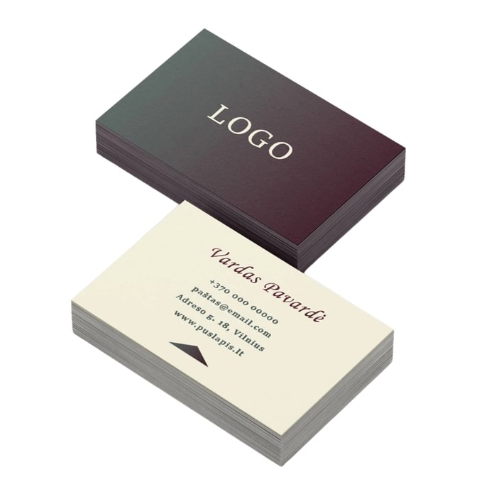 Klasikinė vizitinė kortelė