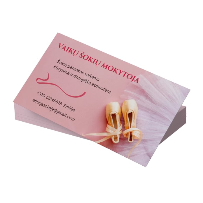 Klasikinė vizitinė kortelė