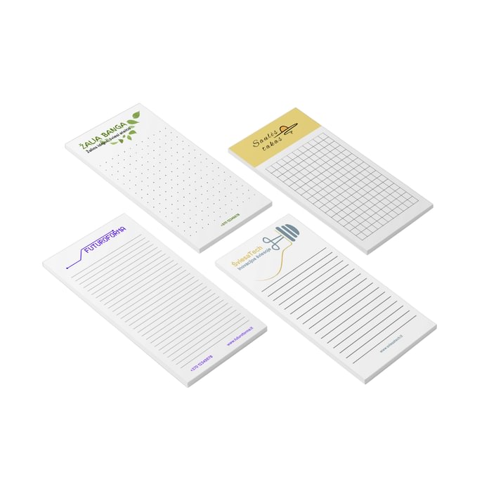 Klijuoti firminiai bloknotai