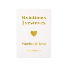 Prabangūs vestuvių kvietimai