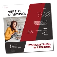 Individualaus dydžio skrajutės