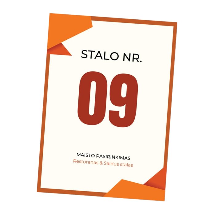 Stalo kortelės