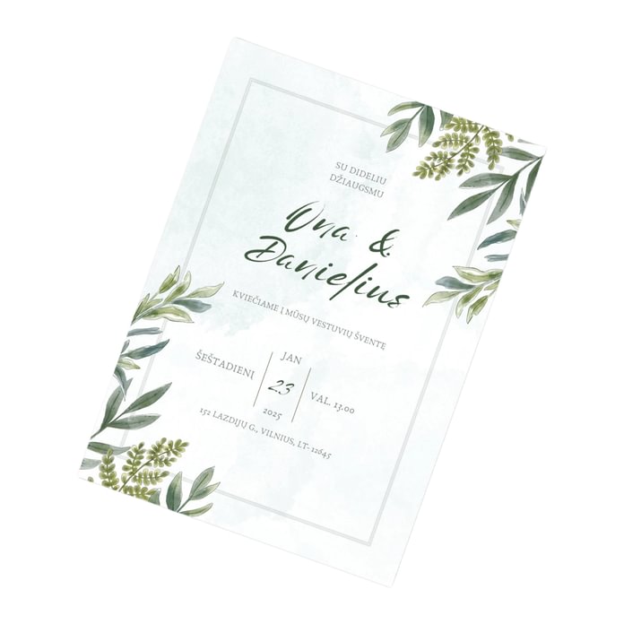 Klasikiniai vestuvių kvietimai