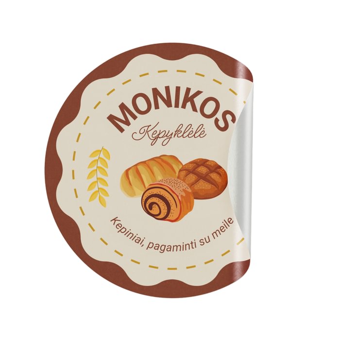 Lipnios PET etiketės