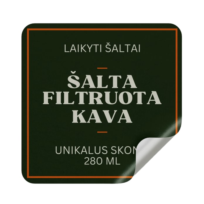 Lipnios popierinės etiketės