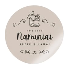 Apvalios lipnios etiketės