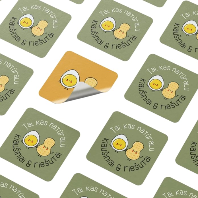 Lipnios popierinės etiketės