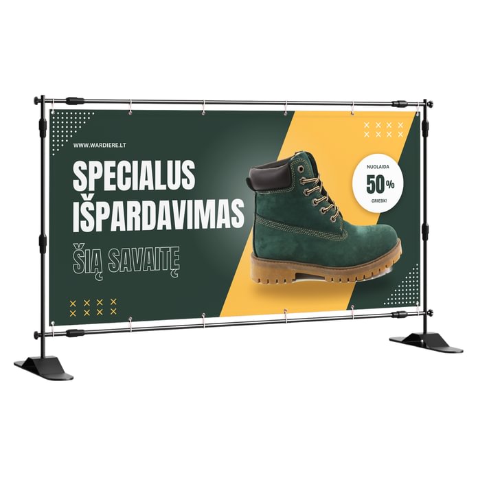 Tentai standartinėms statybinėms tvoroms