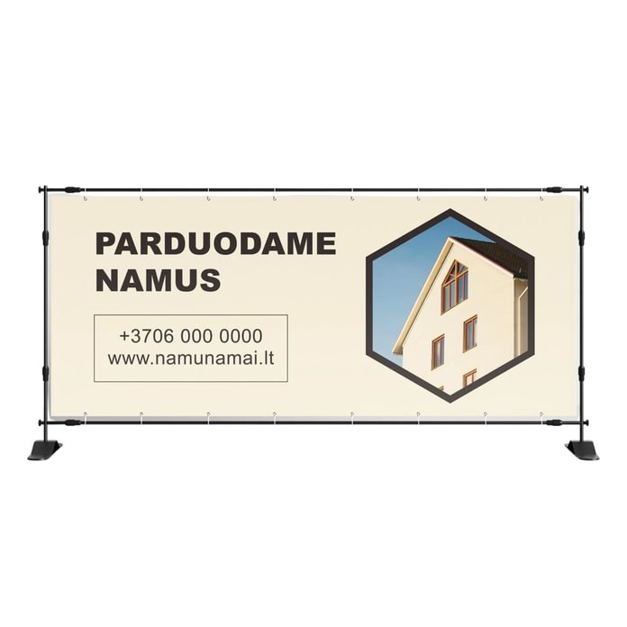 Tentai standartinėms statybinėms tvoroms