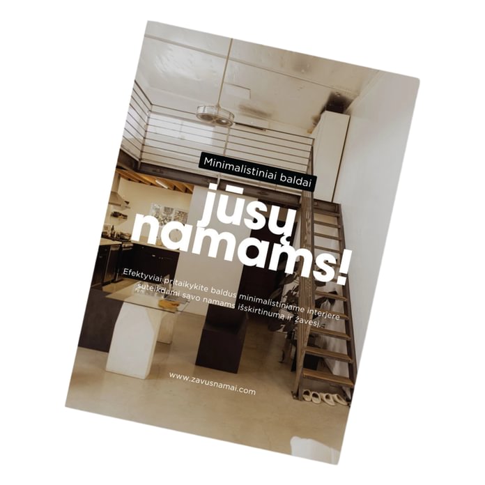 Standartinio (A5 ir A6) dydžio skrajutės