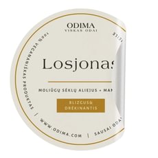 Mažo formato apvalūs PVC lipdukai