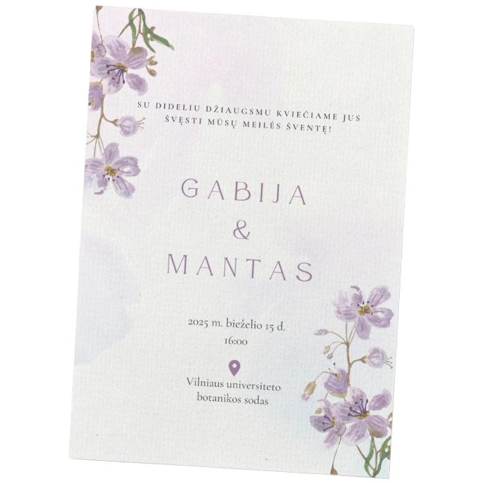 Klasikiniai vestuvių kvietimai