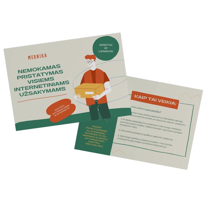 Standartinio (A5 ir A6) dydžio skrajutės