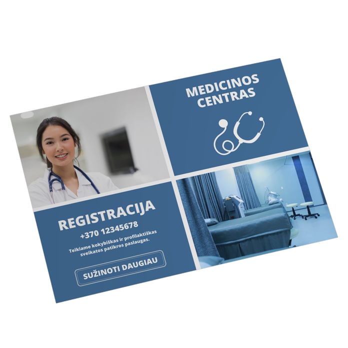 Individualaus dydžio skrajutės