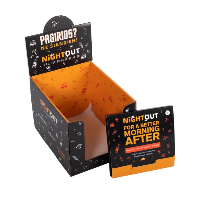 Prekybai paruoštos pakuotės