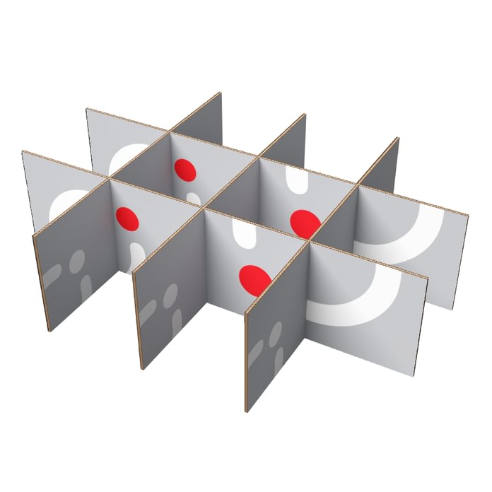 Kartono įdėklai ir pertvaros