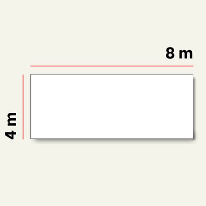 8 x 4 m