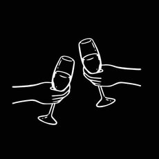 Juodi ir balti vestuvių kvietimai