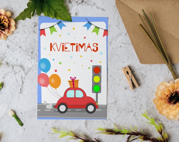 Teminiai gimtadienio kvietimai