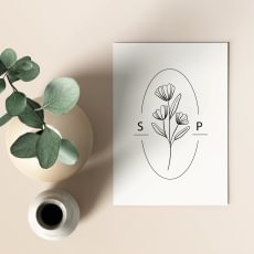 Minimalistiniai vestuvių kvietimai