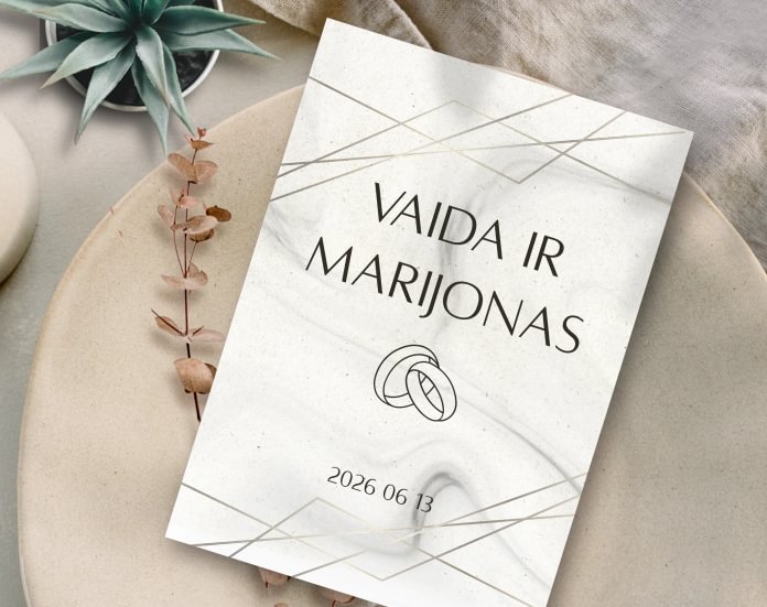 Klasikiniai vestuvių kvietimai