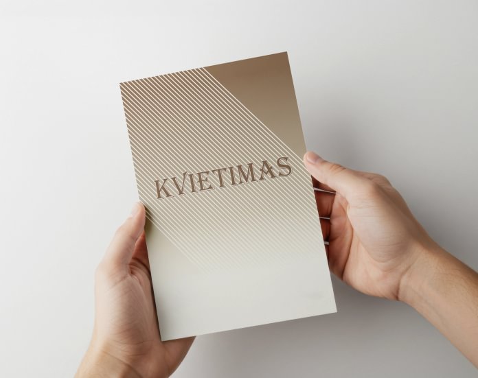 Minimalistiniai gimtadienio kvietimai