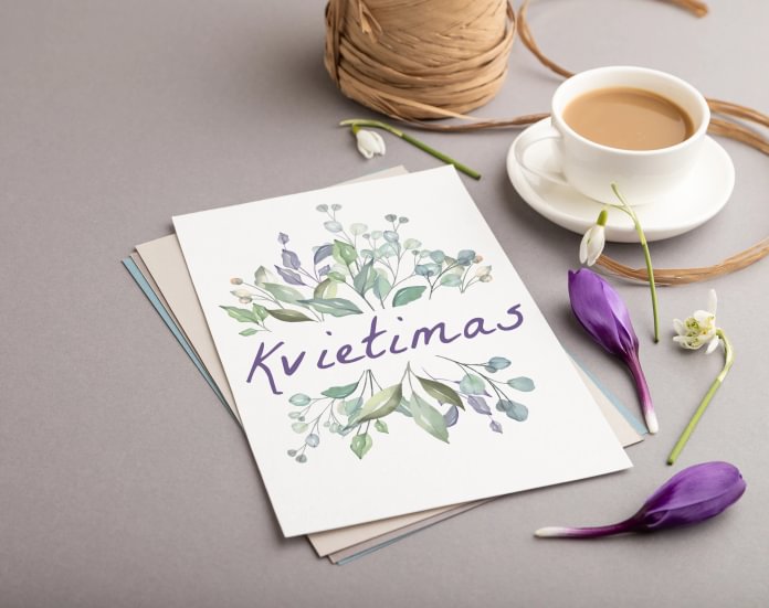 Akvareliniai gimtadienio kvietimai