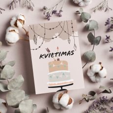 Boho natūralūs gimtadienio kvietimai